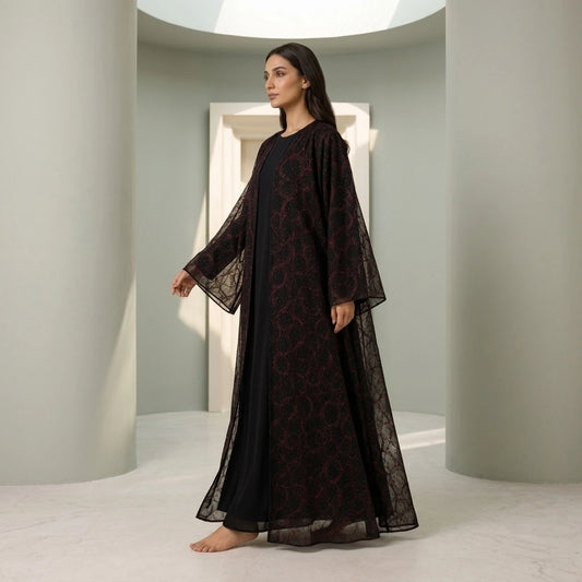 Midnight Aurora Abaya