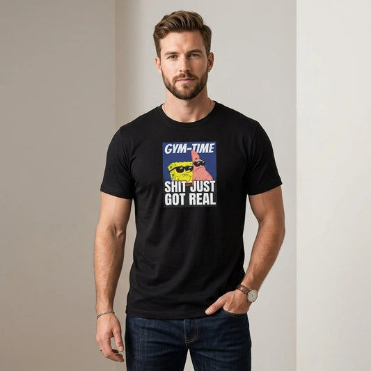 Gym Time Discipline Grind Graphic T-Shirt