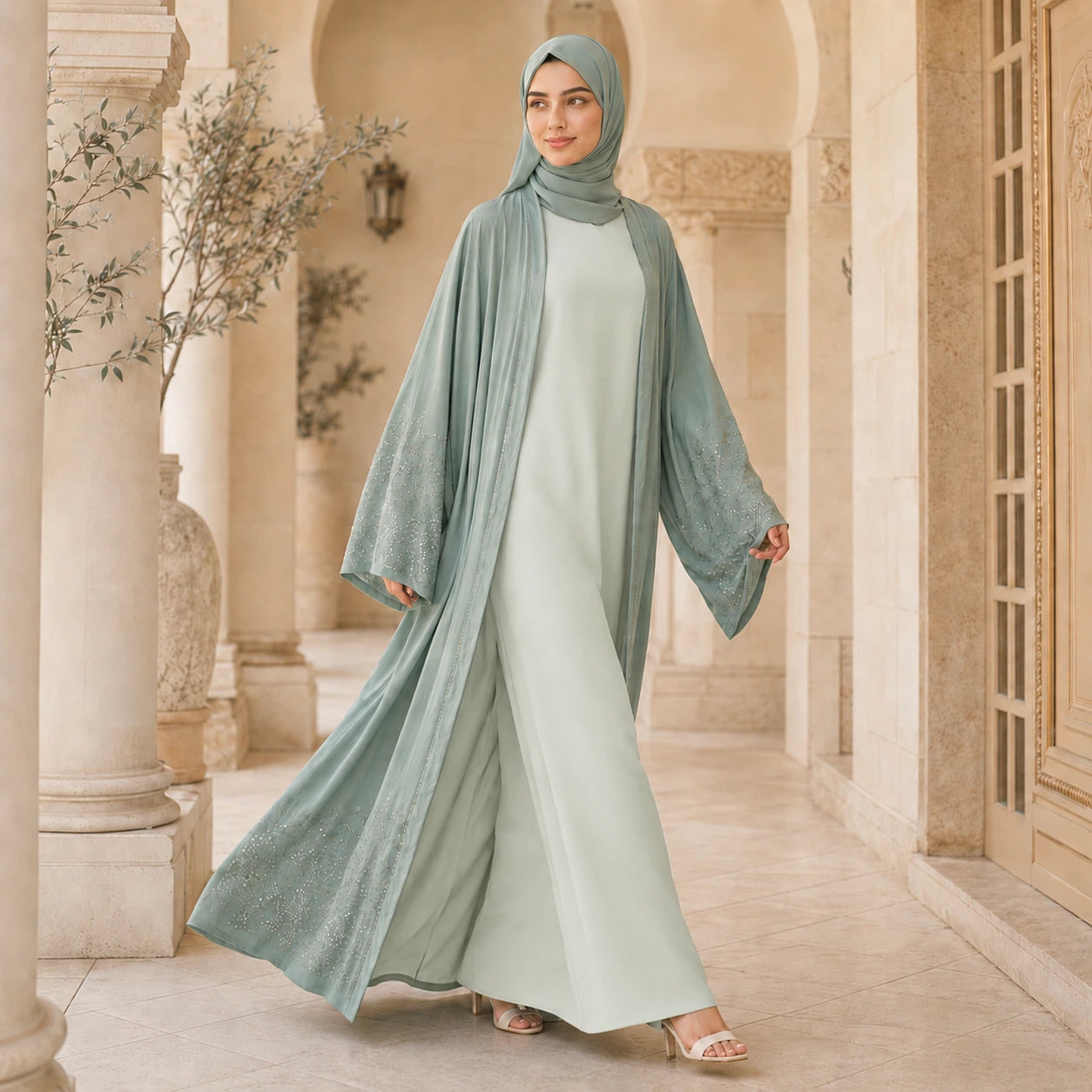 Rawdat Al-Nour - Garden of Light Abaya