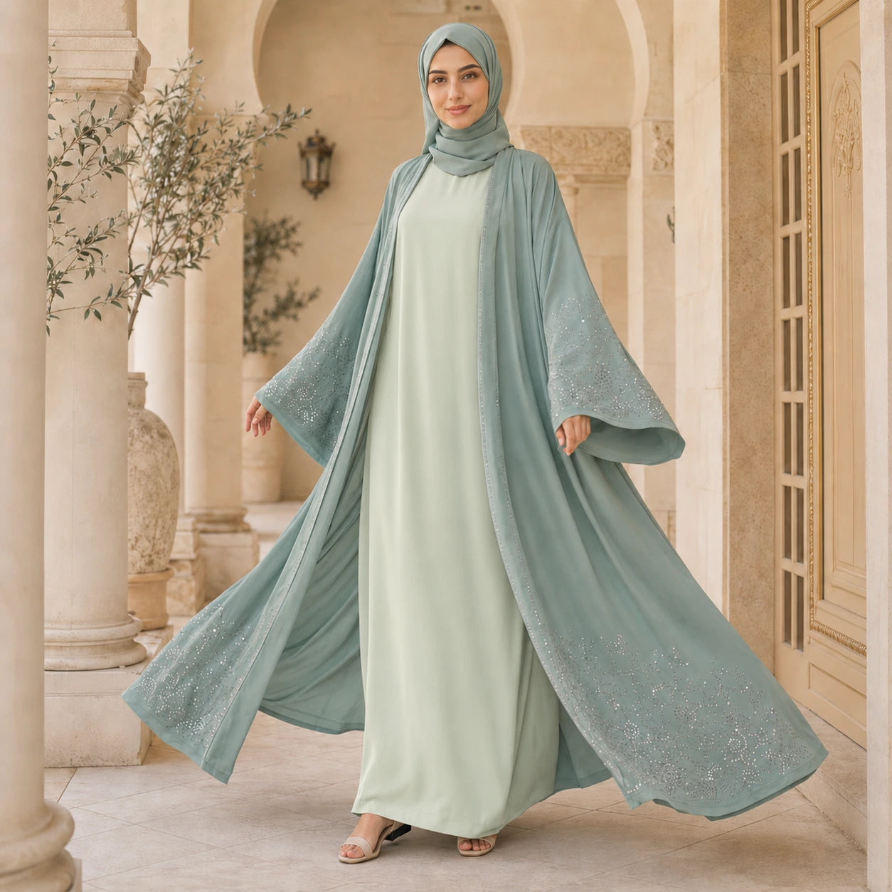 Rawdat Al-Nour - Garden of Light Abaya