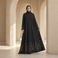 Noir Heritage Embroidered Abaya