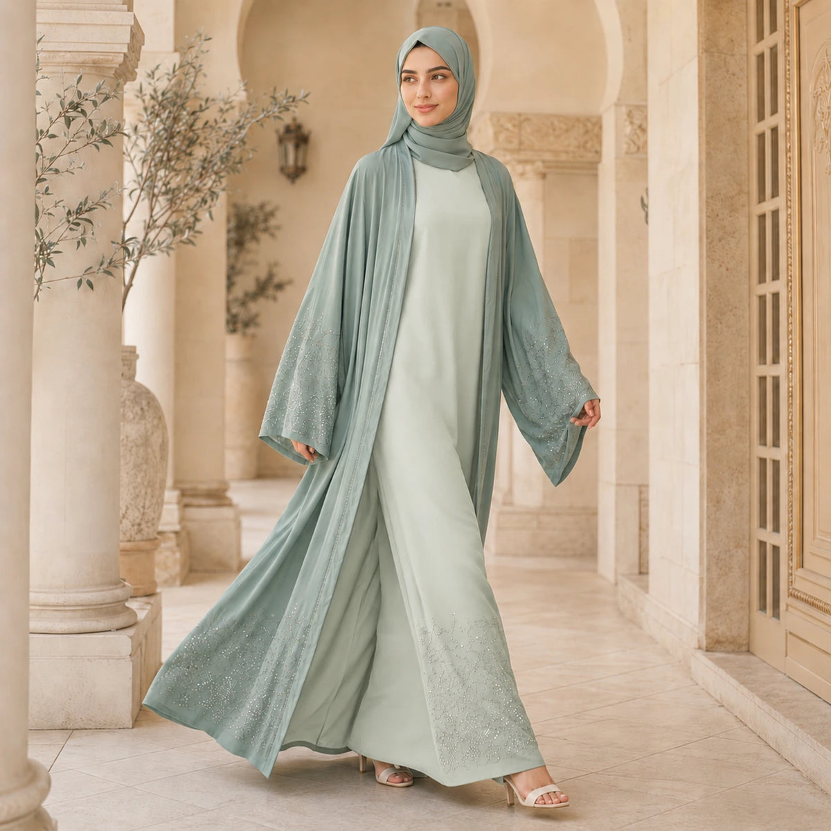 Rawdat Al-Nour - Garden of Light Abaya