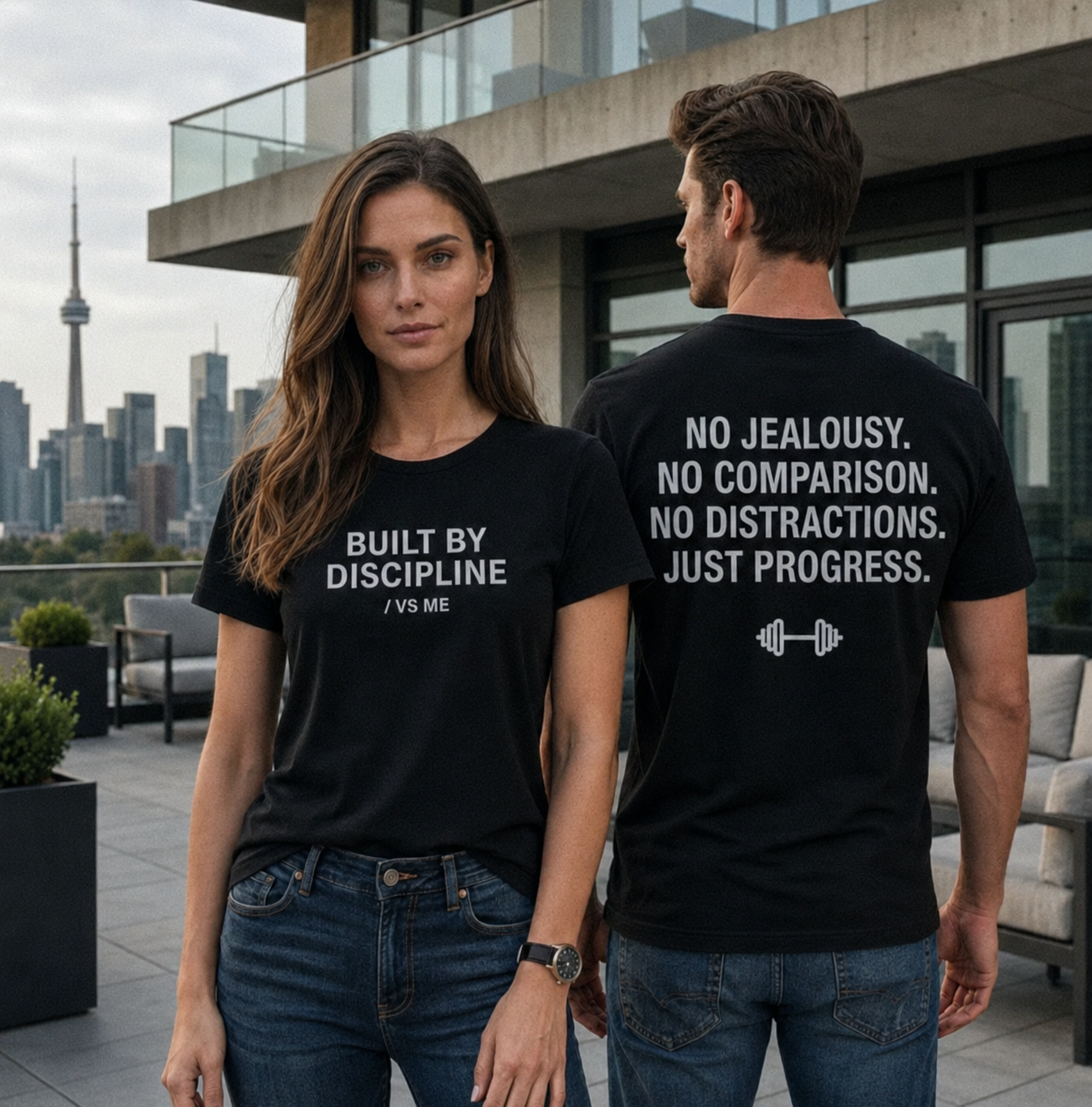 Built by Discipline Graphic T-Shirt