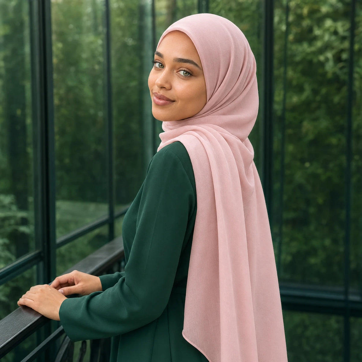 Safa Wool-Chiffon Hijab