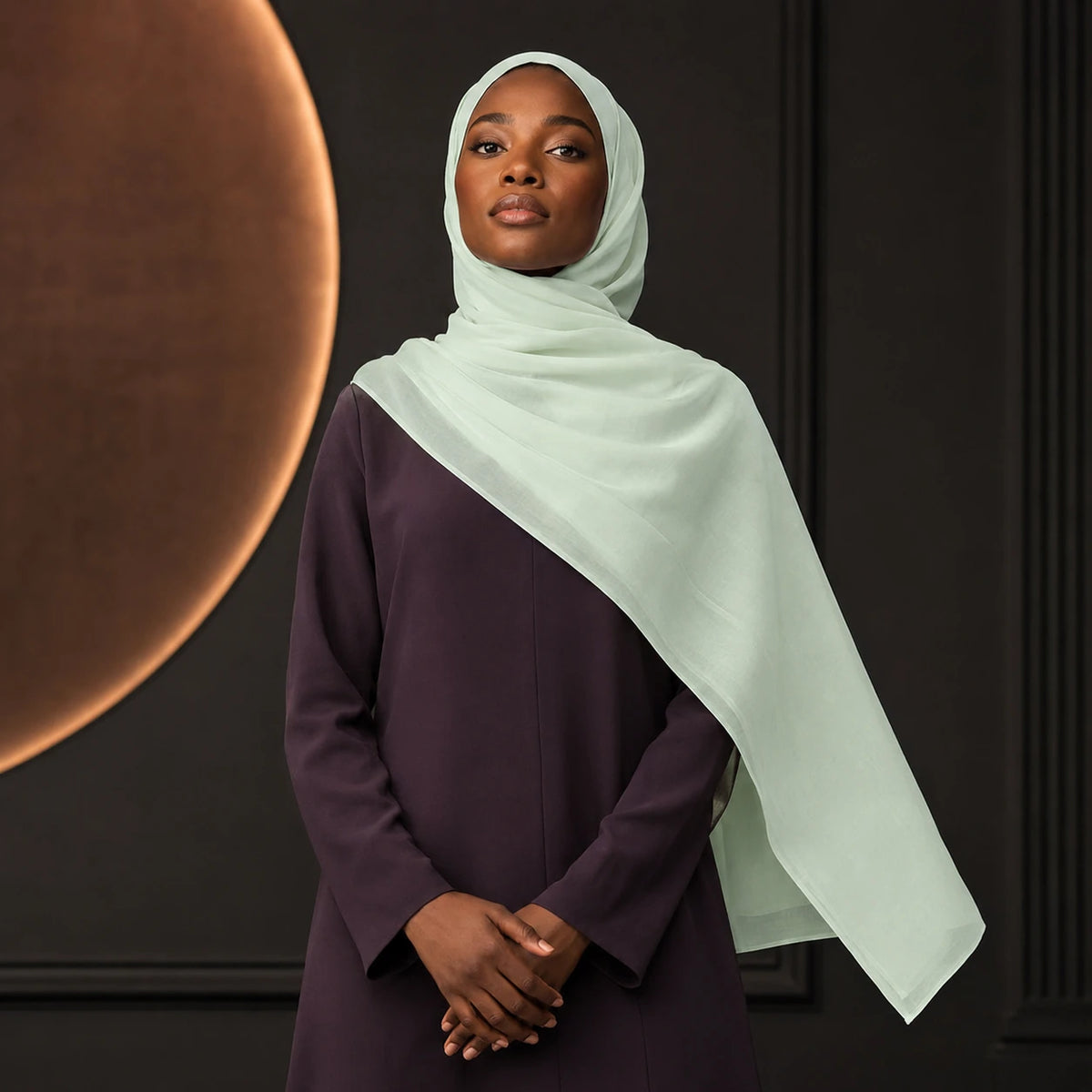 Safa Wool-Chiffon Hijab