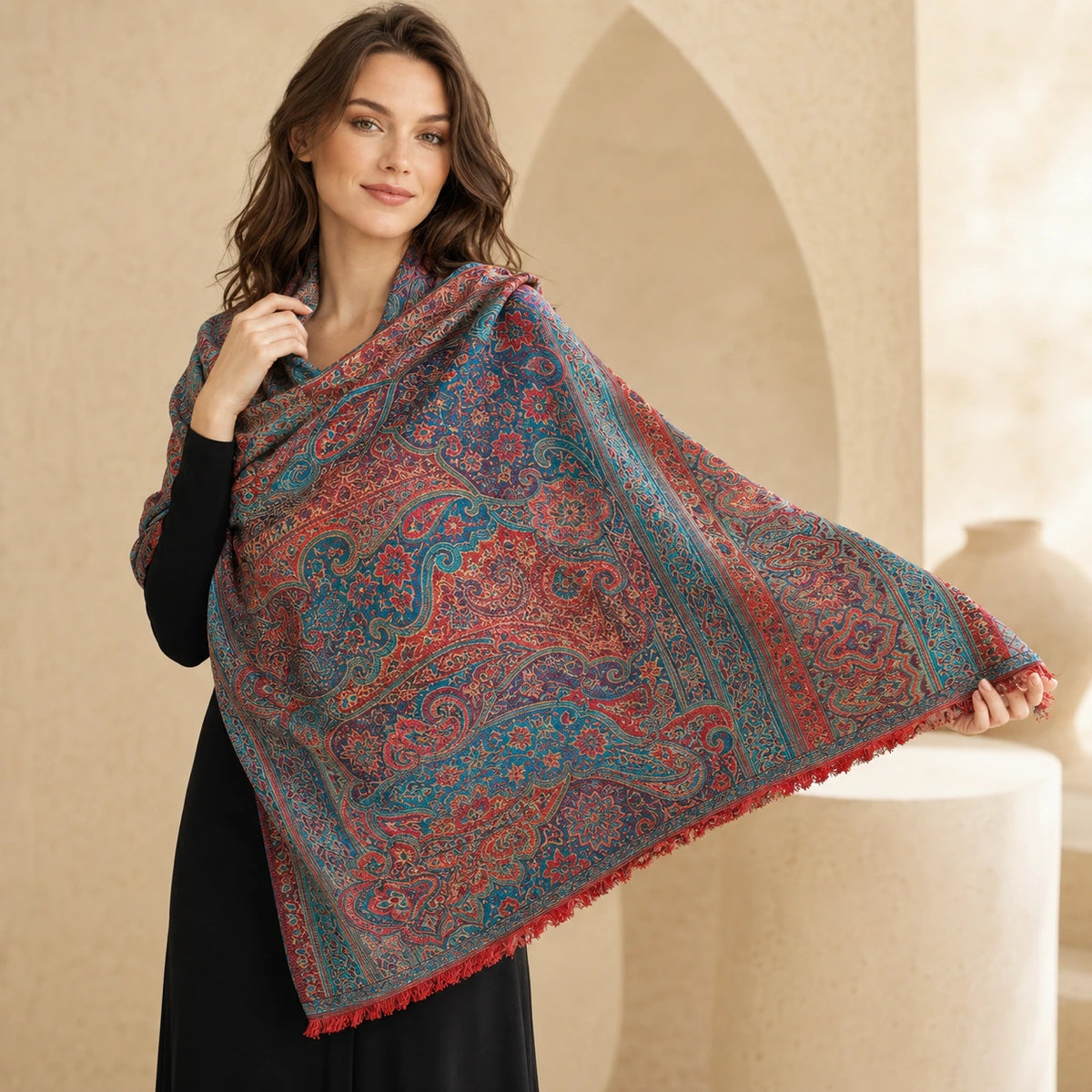 Liyana Pashmina-Style Shawl