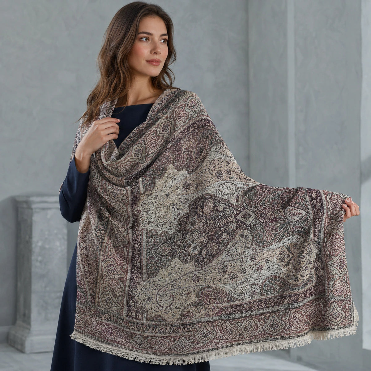 Liyana Pashmina-Style Shawl