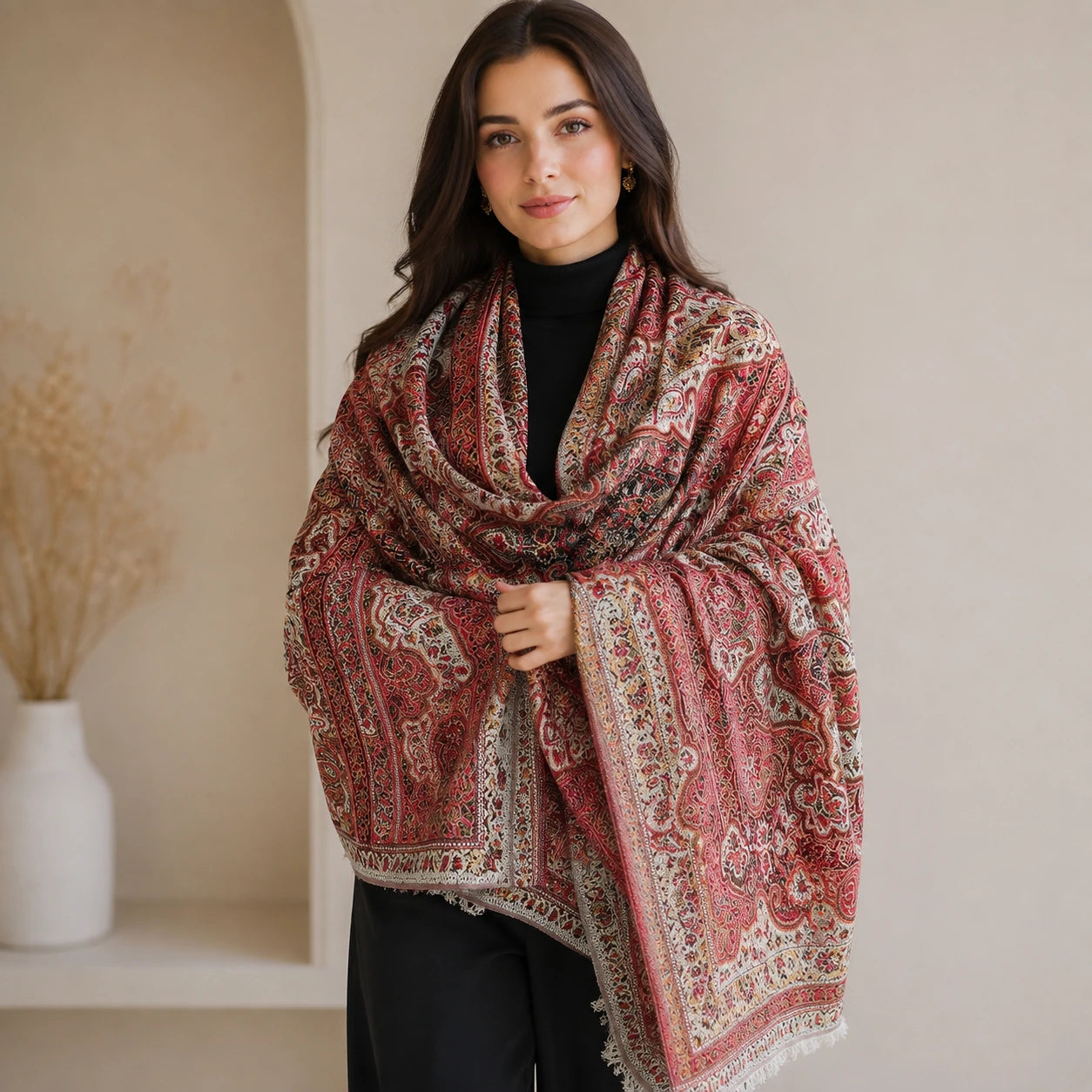 Liyana Pashmina-Style Shawl
