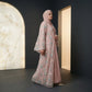 Blush Dantel Embellished Kimono Set