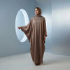 Cocoa Diamond Batwing Abaya Set