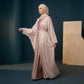 Rose Organza Embellished Kimono Set