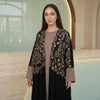 Midnight Embroidered Kimono Set
