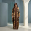 Coffee & Gold Agate Abaya
