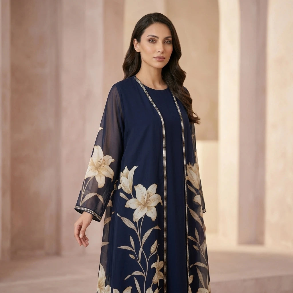 Midnight Lily Abaya