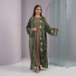 Olive Marbled Abaya