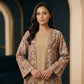 Celestial Brown & Gold Abaya