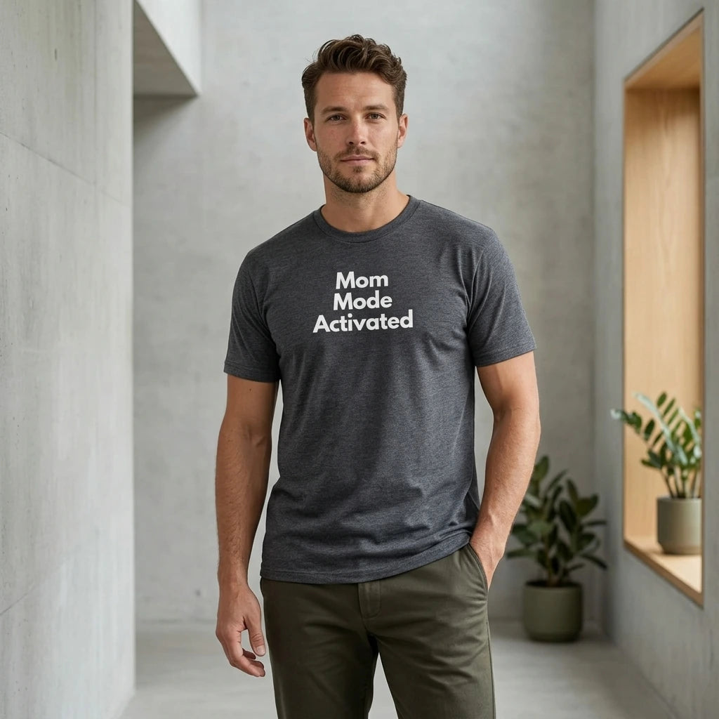 Mom Mode Activated CCTV Graphic T-Shirt
