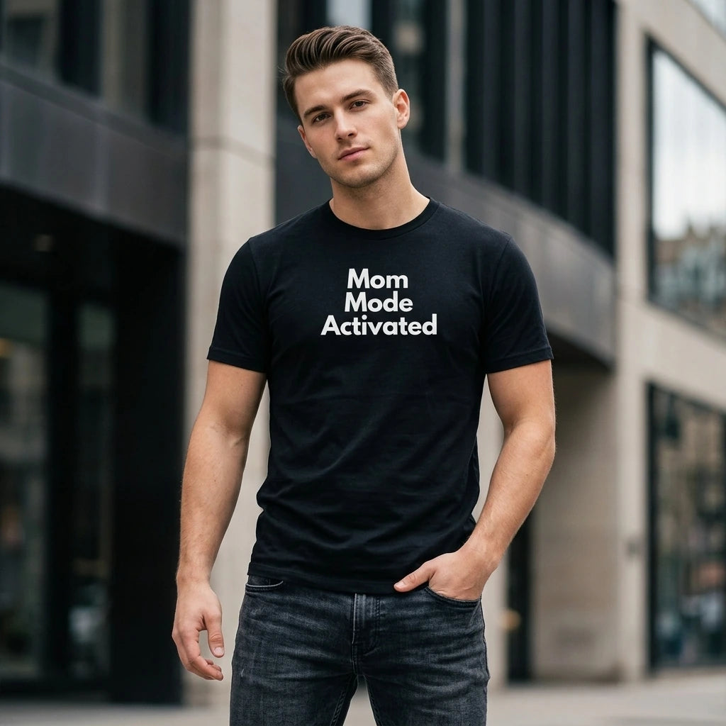 Mom Mode Activated Slipper GPS Graphic T-Shirt