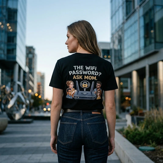 Mom Mode Activated WiFi Graphic T-Shirt