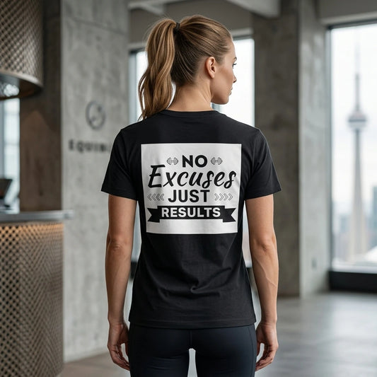 Back and Body Hurts No Excuses Graphic T-Shirt