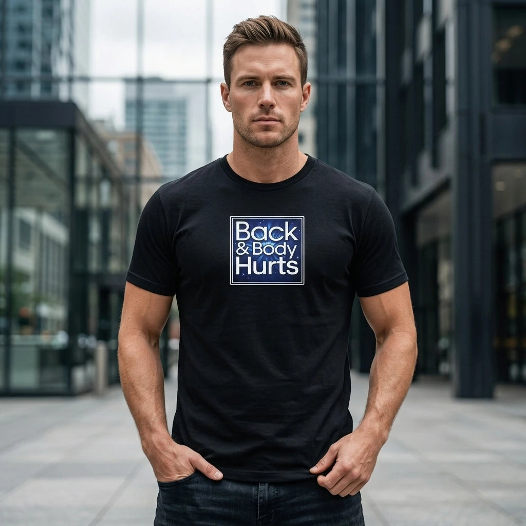 Back and Body Hurts No Excuses Graphic T-Shirt
