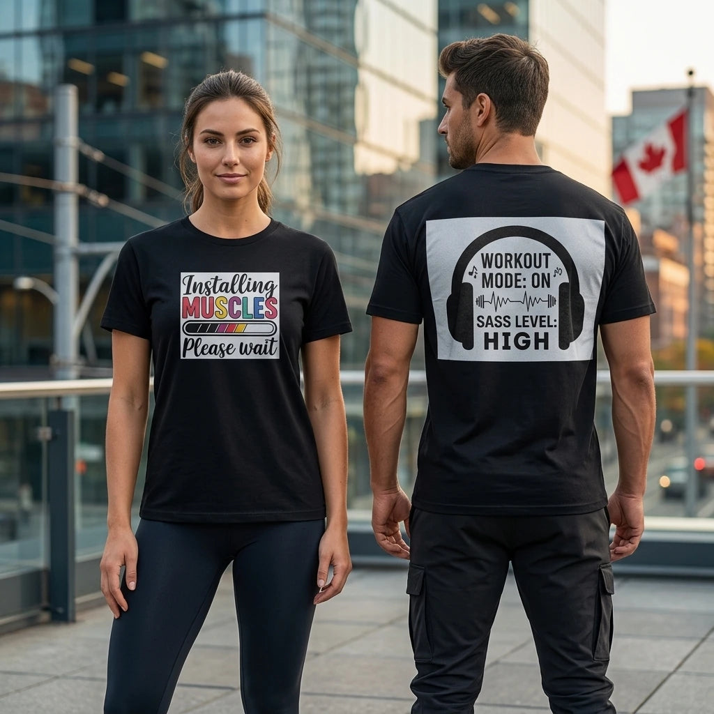 Installing Musclues Gym Graphic T-Shirt