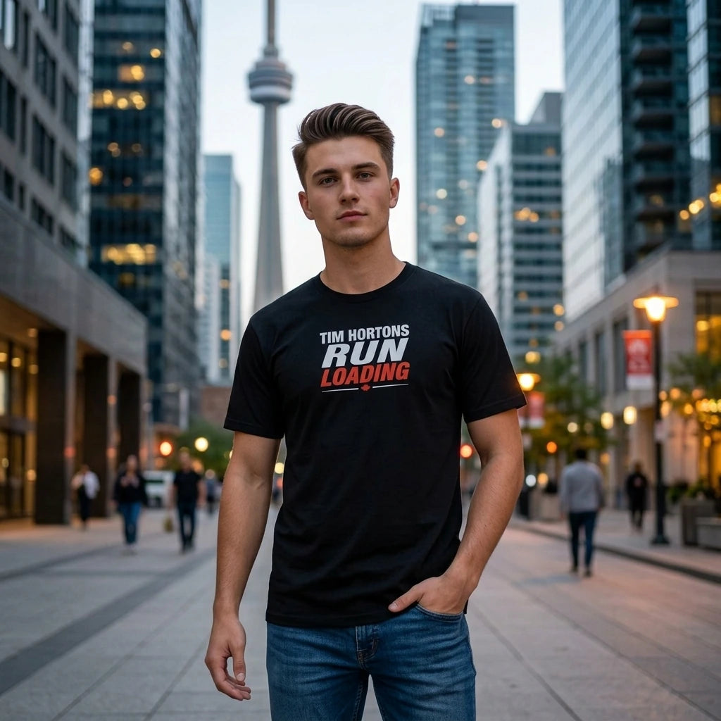 Coffee Run Loading Graphic T-Shirt