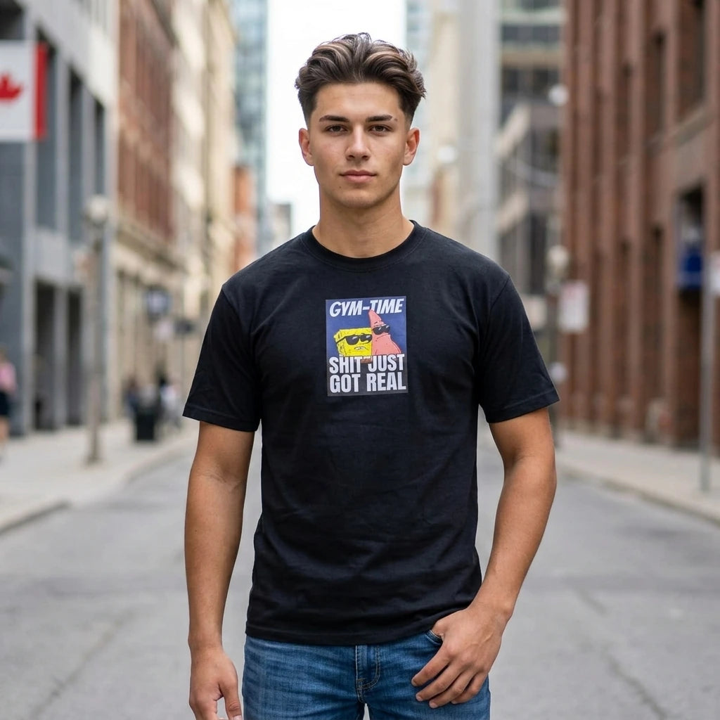 Gym Time Just Got Real Graphic T-Shirt