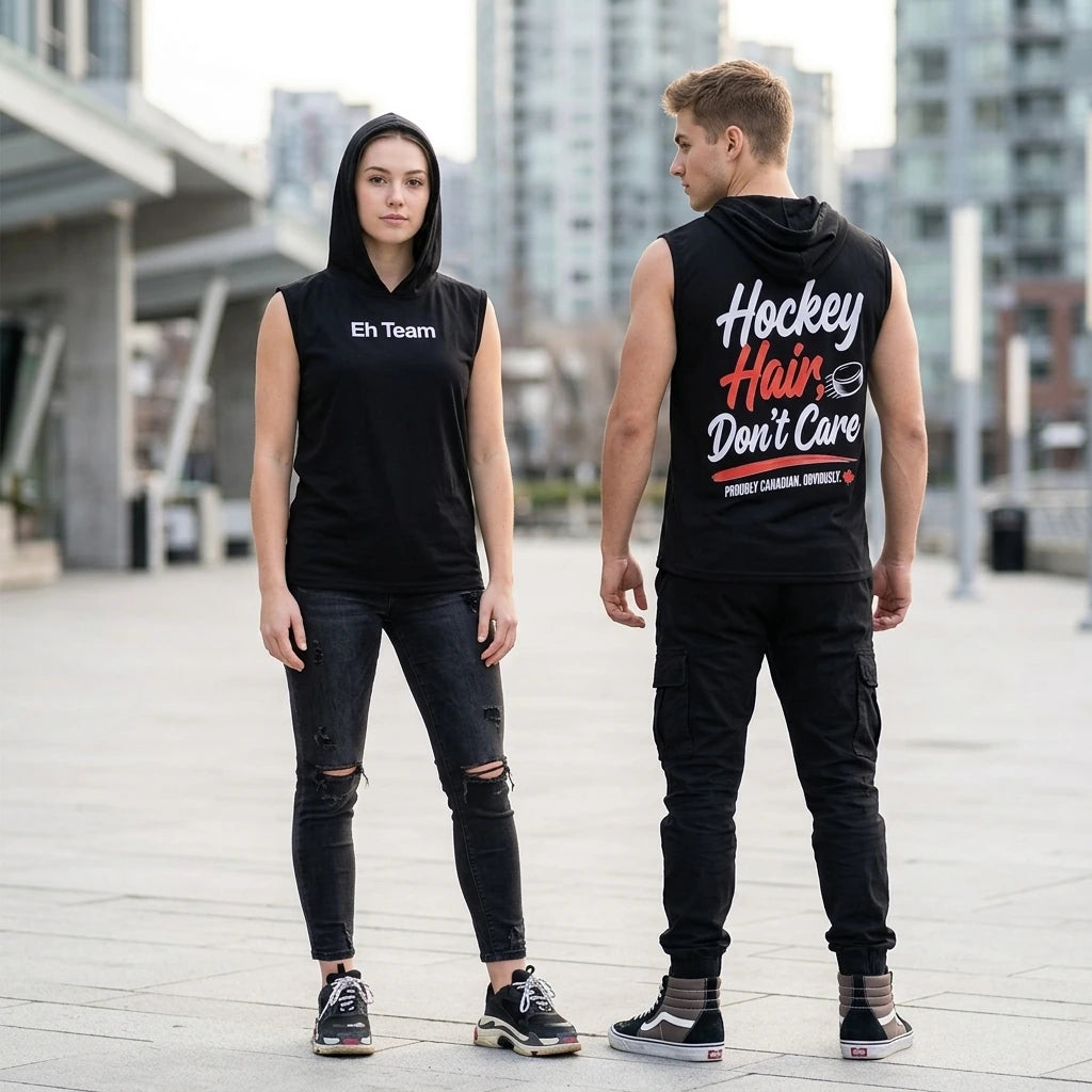 Eh Team Hockey Sleeveless Summer Hoodie