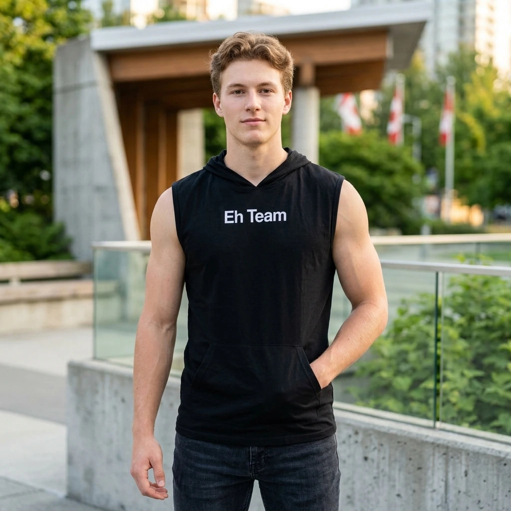 Eh Team Hockey Sleeveless Summer Hoodie