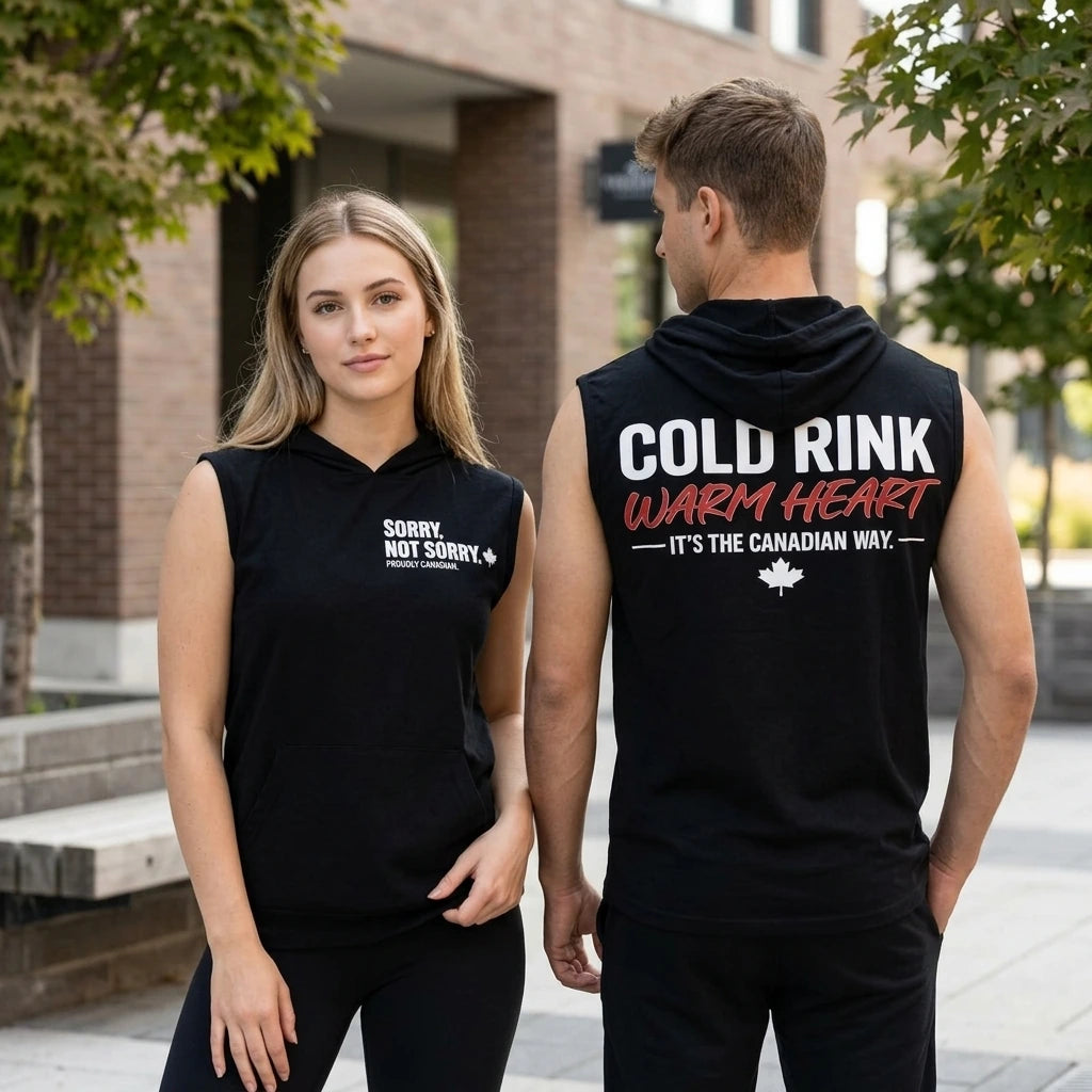 Sorry, Not Sorry Sleeveless Summer Hoodie