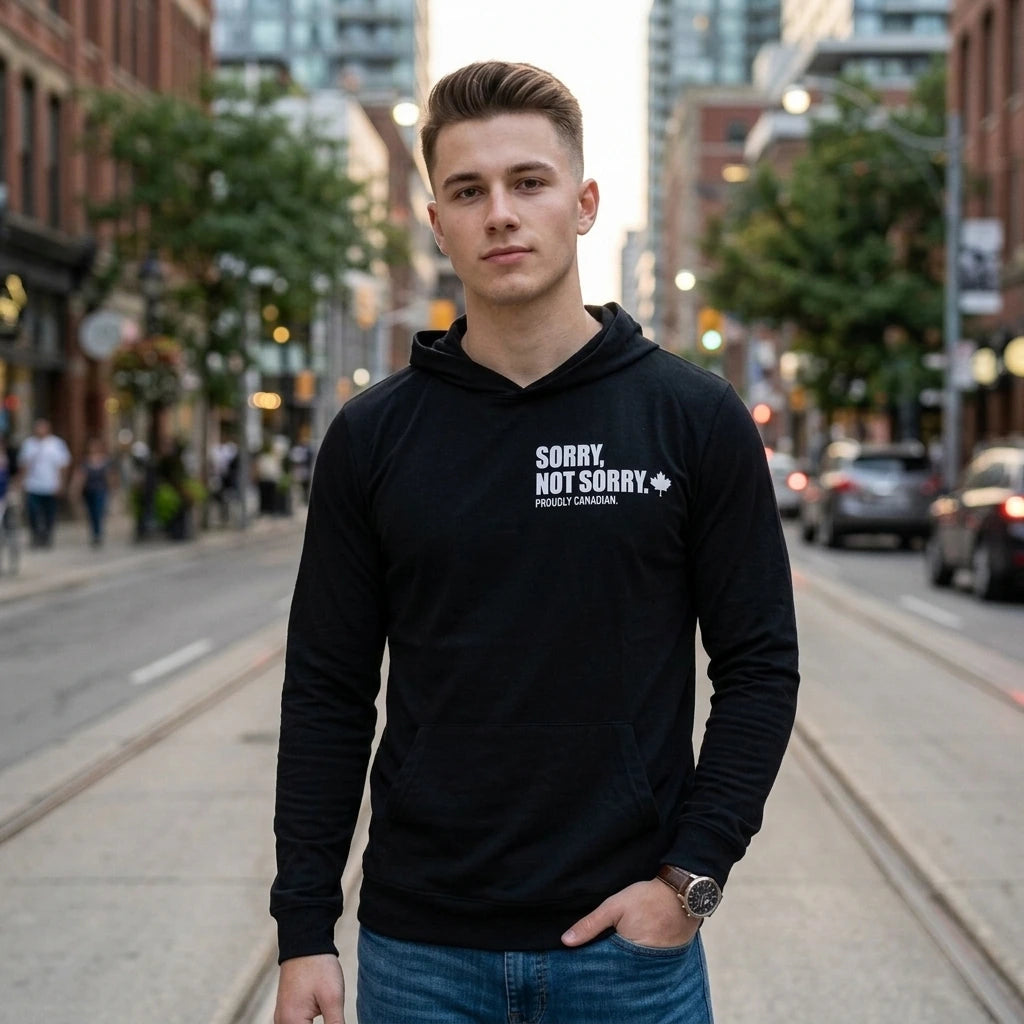 Sorry, Not Sorry Full-Sleeve Summer Hoodie
