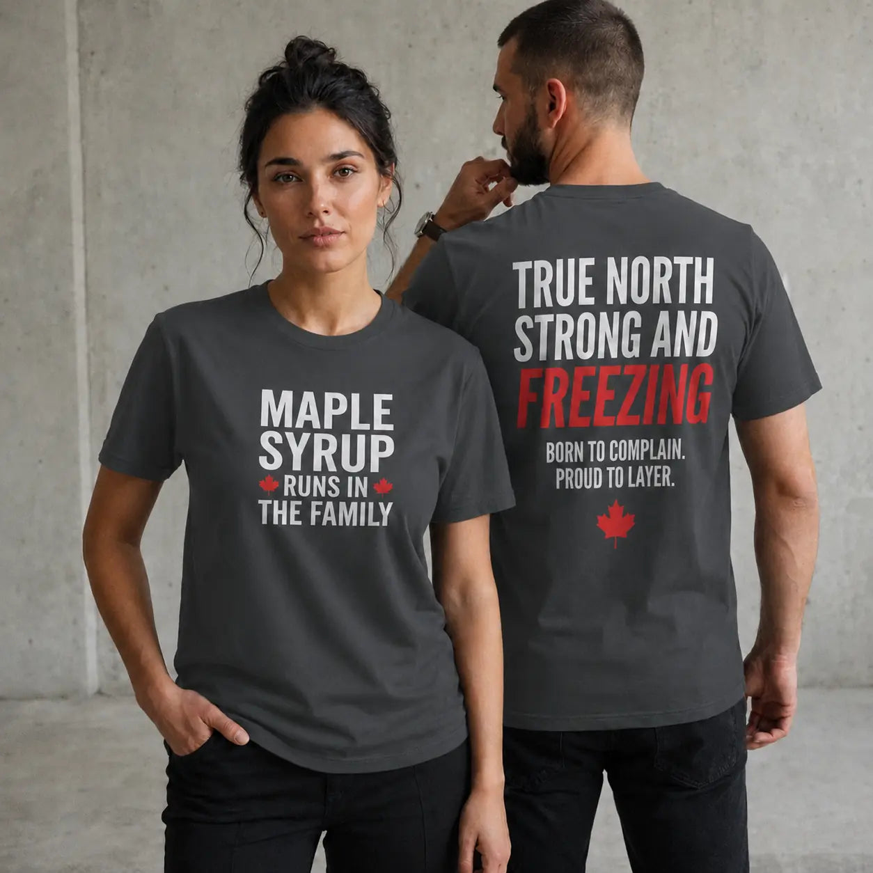 Maple Syrup True North Graphic T-Shirt