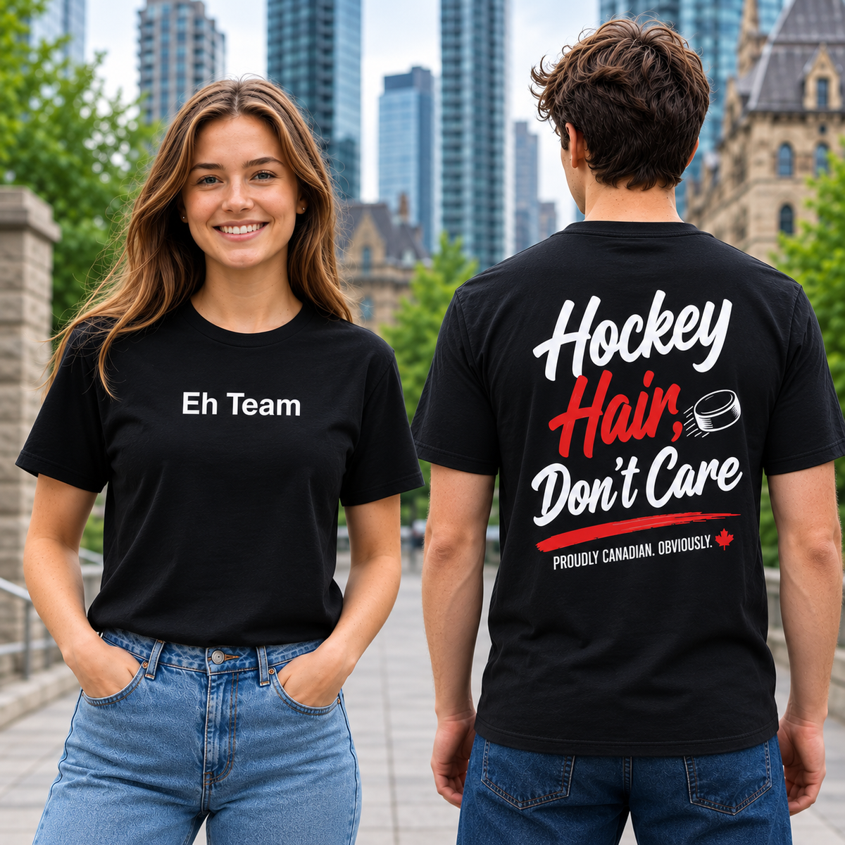 Eh Team Hockey Graphic T-Shirt